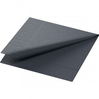 Serviette ouate 24x24 2plis Noir