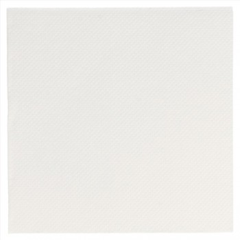 Serviette double point 20x20 Blanc